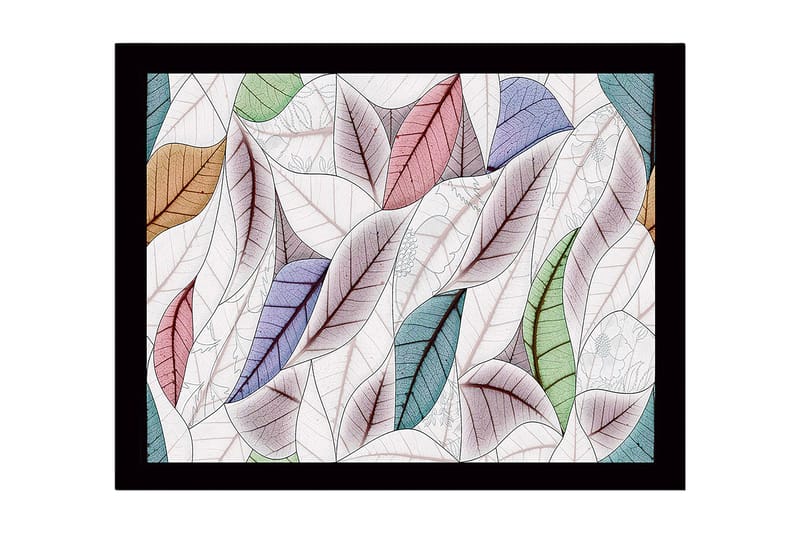 Dekorativ Inramad MDF-målning 41x56 cm - Flerfärgad - Inredning - Tavlor & konst