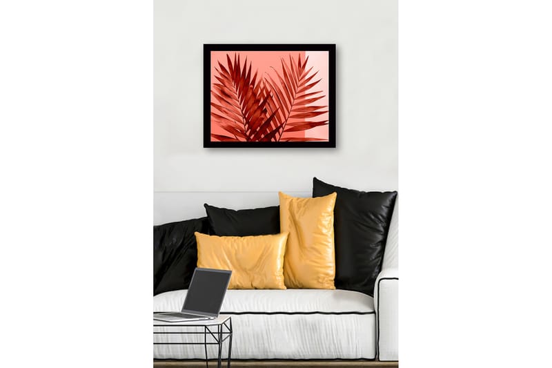 Dekorativ Inramad MDF-målning 41x56 cm - Flerfärgad - Inredning - Tavlor & konst