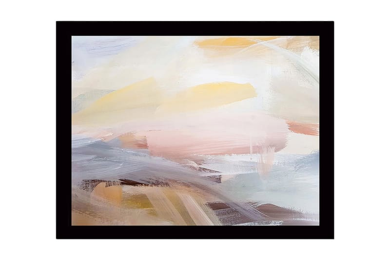 Dekorativ Inramad MDF-målning 41x56 cm - Flerfärgad - Inredning - Tavlor & konst