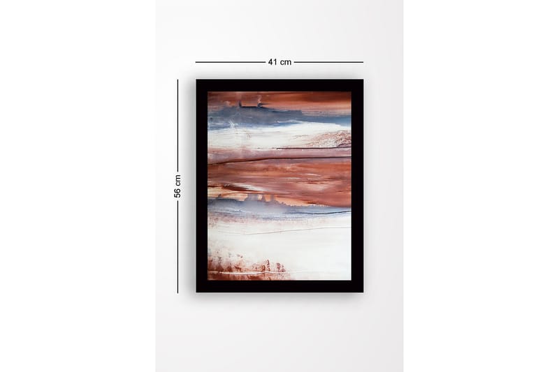 Dekorativ Inramad MDF-målning 41x56 cm - Flerfärgad - Inredning - Tavlor & konst
