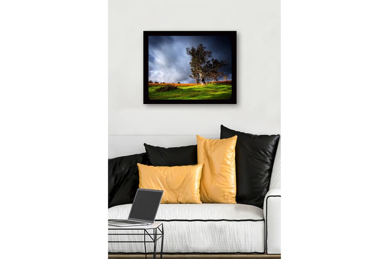Dekorativ Inramad MDF-målning 41x56 cm - Flerfärgad - Inredning - Tavlor & konst