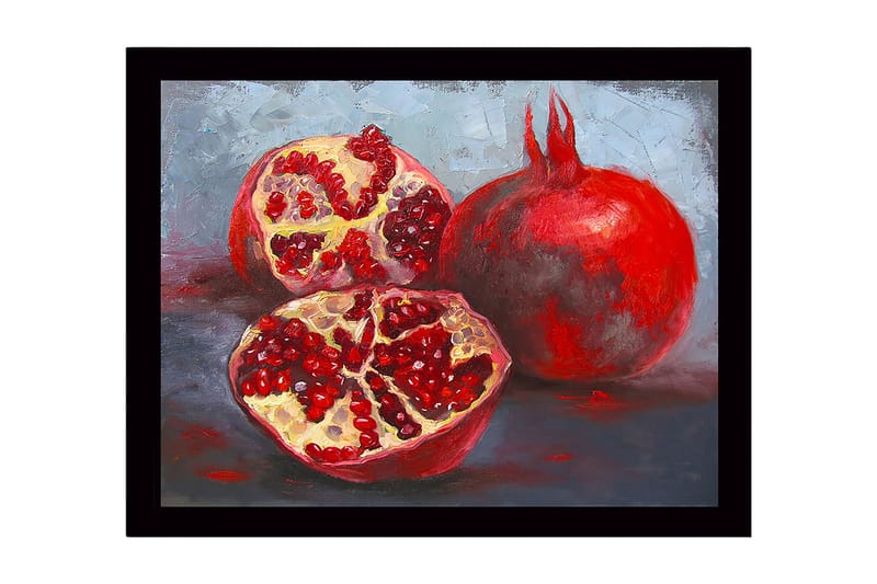 Dekorativ Inramad MDF-målning 41x56 cm - Flerfärgad - Inredning - Tavlor & konst