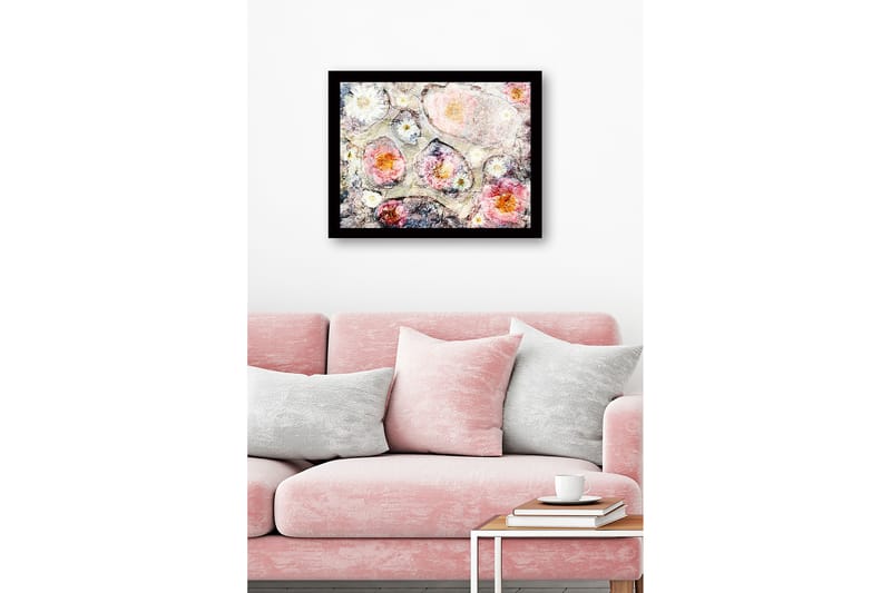 Dekorativ Inramad MDF-målning 41x56 cm - Flerfärgad - Inredning - Tavlor & konst