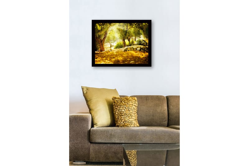 Dekorativ Inramad MDF-målning 41x56 cm - Flerfärgad - Inredning - Tavlor & konst