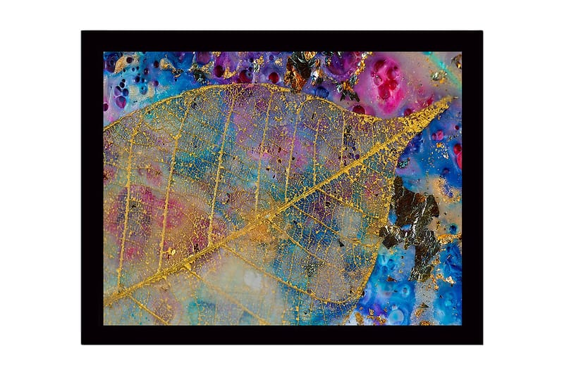 Dekorativ Inramad MDF-målning 41x56 cm - Flerfärgad - Inredning - Tavlor & konst