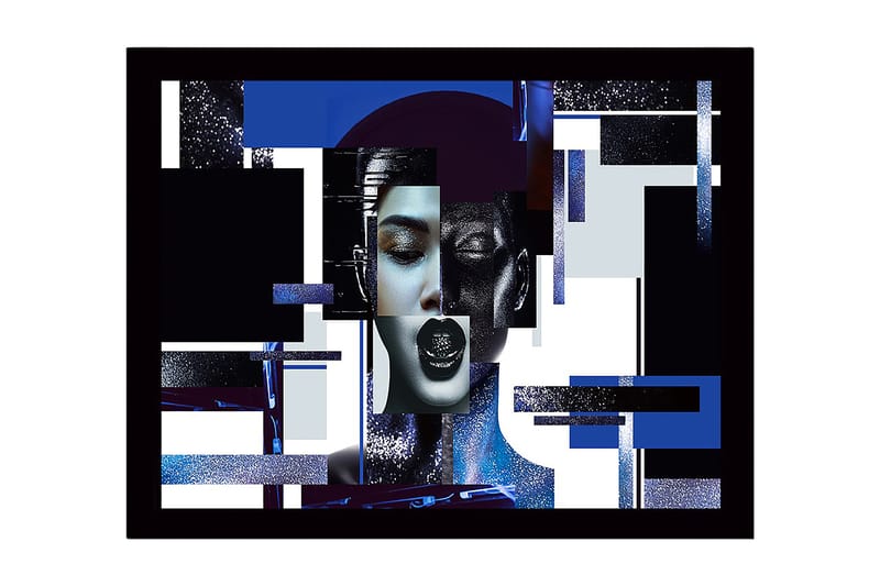Dekorativ Inramad MDF-målning 41x56 cm - Flerfärgad - Inredning - Tavlor & konst