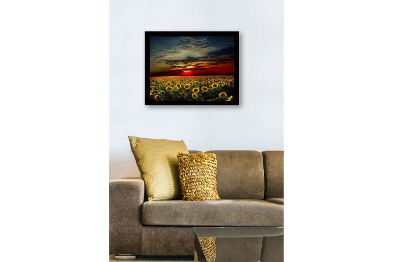 Dekorativ Inramad MDF-målning 41x56 cm - Flerfärgad - Inredning - Tavlor & konst