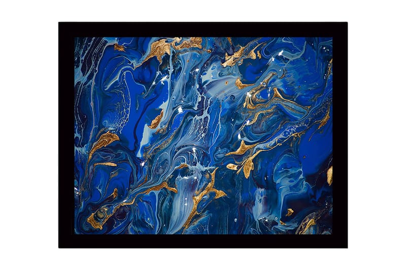 Dekorativ Inramad MDF-målning 41x56 cm - Flerfärgad - Inredning - Tavlor & konst