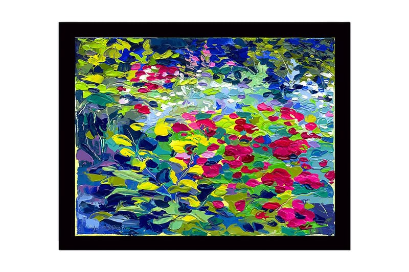 Dekorativ Inramad MDF-målning 41x56 cm - Flerfärgad - Inredning - Tavlor & konst