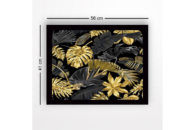 Dekorativ Inramad MDF-målning 41x56 cm - Flerfärgad - Inredning - Tavlor & konst
