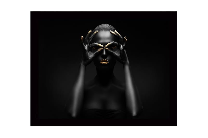 Dekorativ Inramad MDF-målning 41x56 cm, Flerfärgad