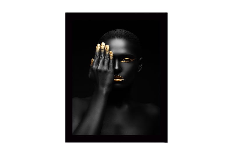 Dekorativ Inramad MDF-målning 41x56 cm, Flerfärgad