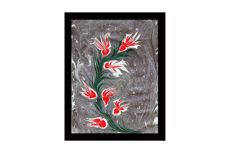 Dekorativ Inramad MDF-målning 41x56 cm, Flerfärgad