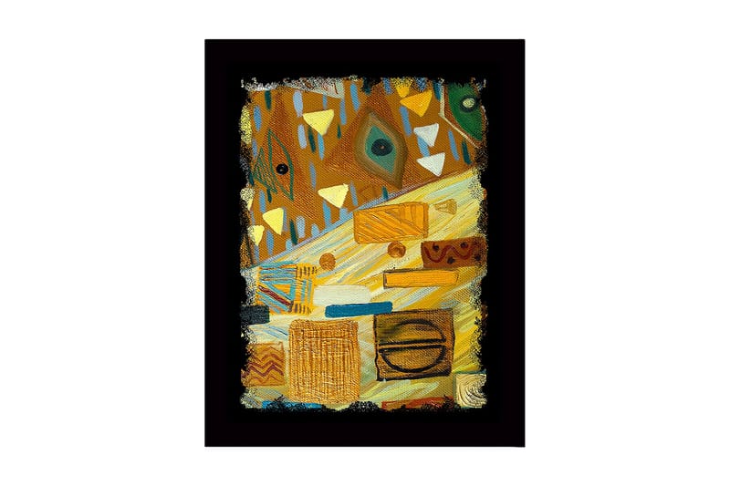 Dekorativ Inramad MDF-målning 41x56 cm - Flerfärgad - Inredning - Tavlor & konst