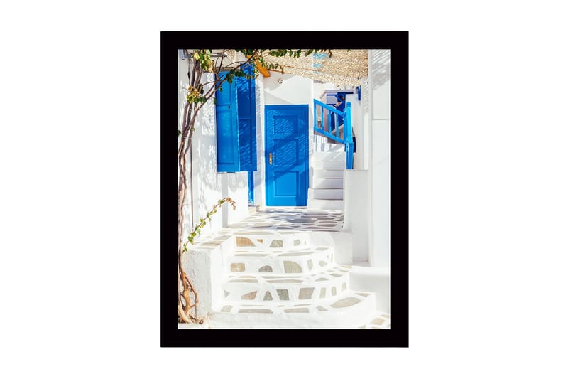 Dekorativ Inramad MDF-målning 41x56 cm, Flerfärgad