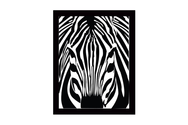 Dekorativ Inramad MDF-målning 41x56 cm, Flerfärgad