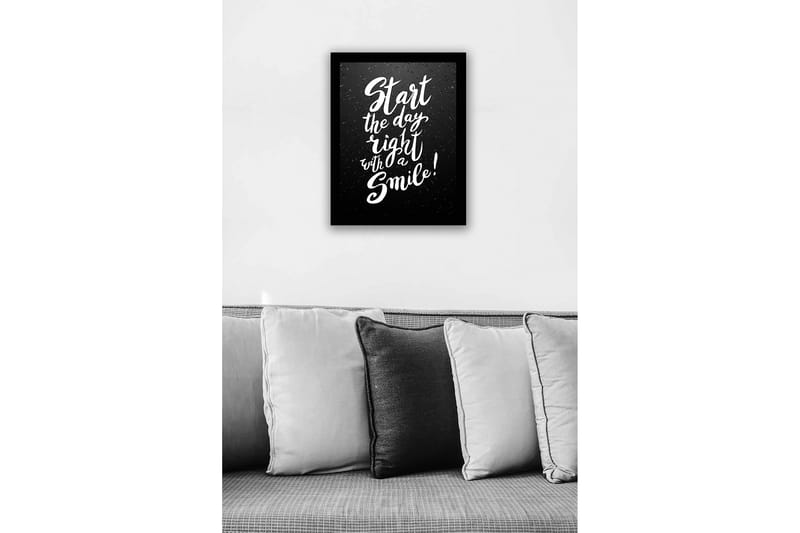 Dekorativ Inramad MDF-målning 41x56 cm - Flerfärgad - Inredning - Tavlor & konst