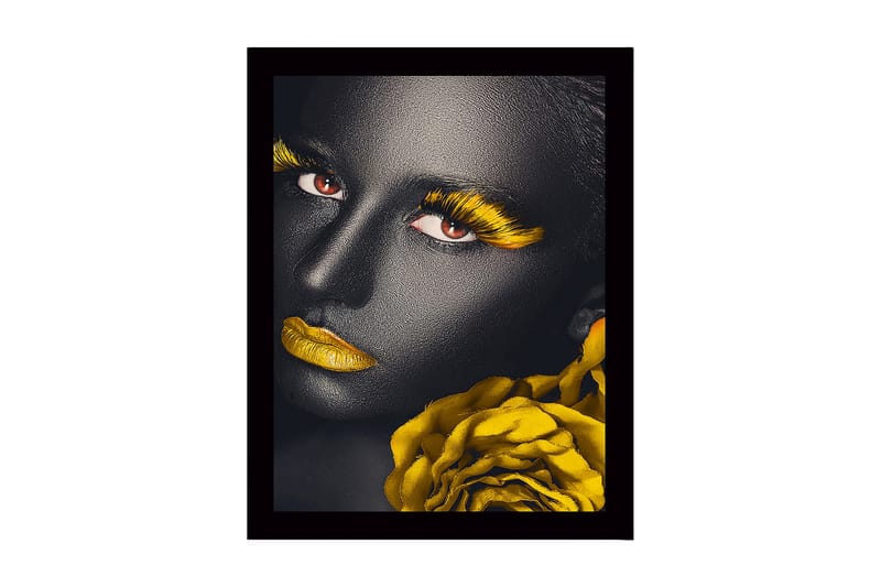 Dekorativ Inramad MDF-målning 41x56 cm, Flerfärgad