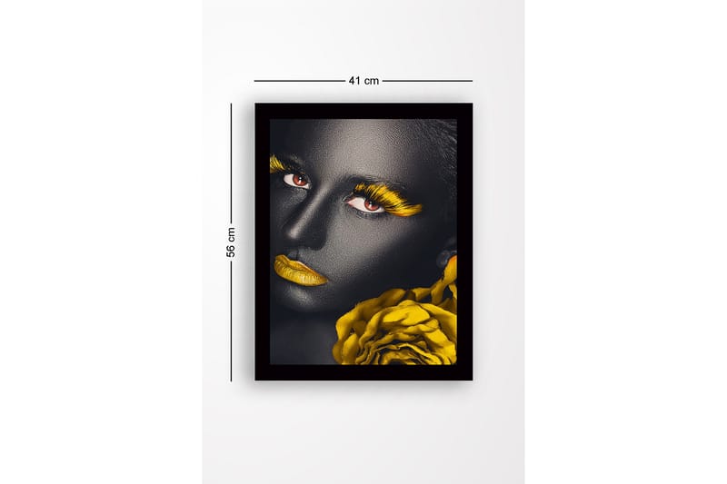 Dekorativ Inramad MDF-målning 41x56 cm - Flerfärgad - Inredning - Tavlor & konst