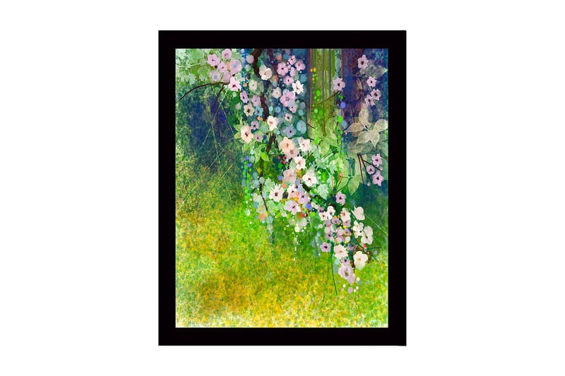 Dekorativ Inramad MDF-målning 41x56 cm, Flerfärgad