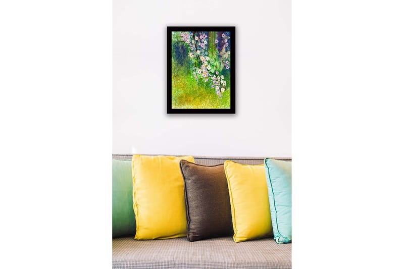 Dekorativ Inramad MDF-målning 41x56 cm - Flerfärgad - Inredning - Tavlor & konst