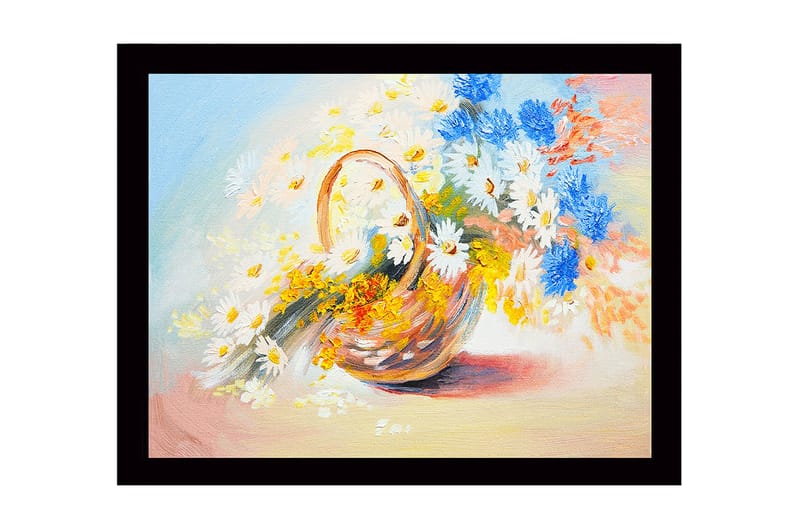 Dekorativ Inramad MDF-målning 41x56 cm - Flerfärgad - Inredning - Tavlor & konst