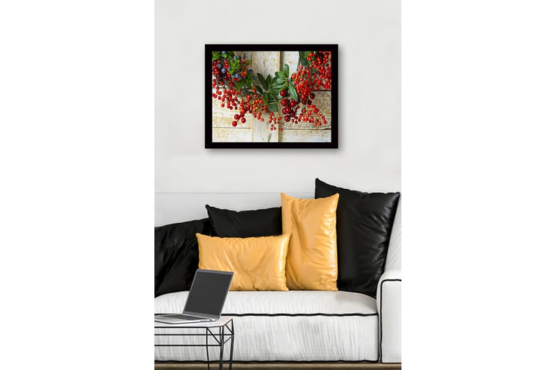 Dekorativ Inramad MDF-målning 41x56 cm - Flerfärgad - Inredning - Tavlor & konst