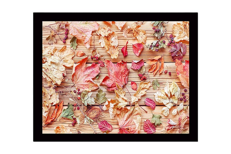 Dekorativ Inramad MDF-målning 41x56 cm - Flerfärgad - Inredning - Tavlor & konst