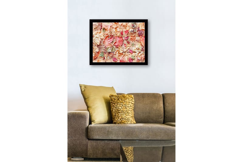 Dekorativ Inramad MDF-målning 41x56 cm - Flerfärgad - Inredning - Tavlor & konst
