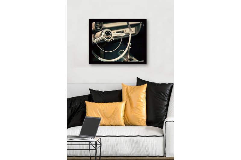 Dekorativ Inramad MDF-målning 41x56 cm - Flerfärgad - Inredning - Tavlor & konst