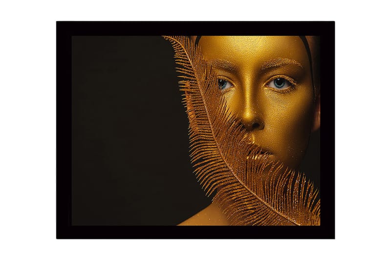 Dekorativ Inramad MDF-målning 41x56 cm - Flerfärgad - Inredning - Tavlor & konst
