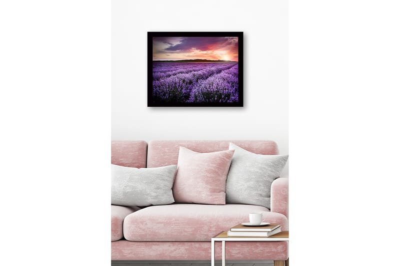 Dekorativ Inramad MDF-målning 41x56 cm - Flerfärgad - Inredning - Tavlor & konst