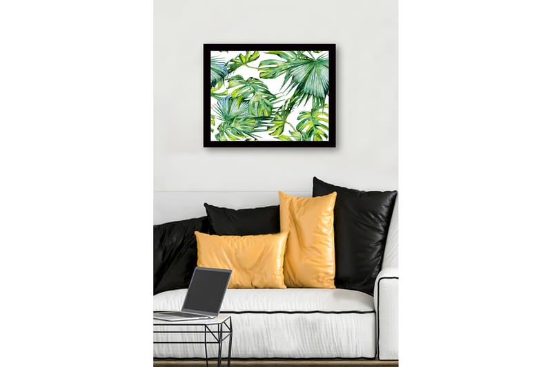 Dekorativ Inramad MDF-målning 41x56 cm - Flerfärgad - Inredning - Tavlor & konst