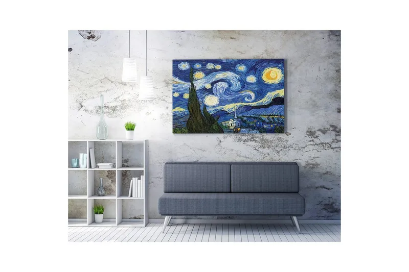 Dekorativt Dorosmålning Marro Flerfärgad - 70 x 100 cm - Inredning - Tavlor & konst - Canvastavlor
