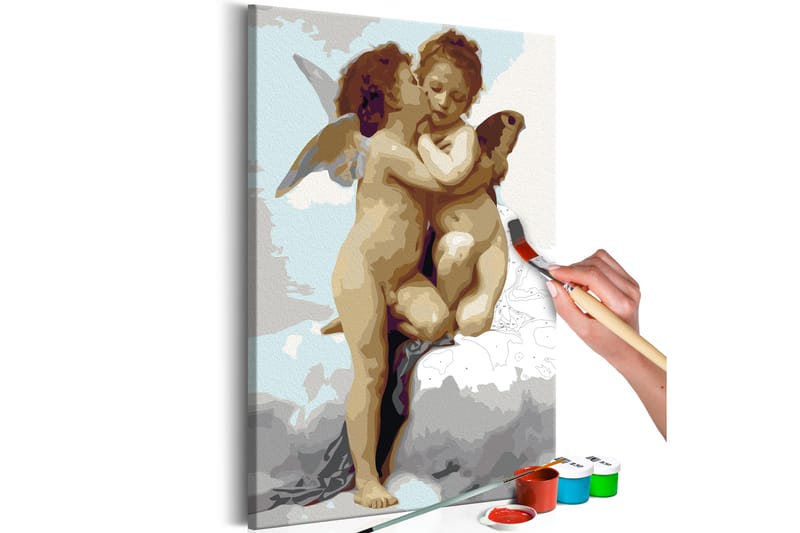 Gör-det-själv Målningar Angels Love 40x60 cm - Artgeist sp. z o. o. - Gör det själv tavla