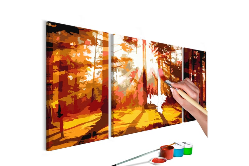 Gör-det-själv Målningar Forest Autumn 80x50 cm - Artgeist sp. z o. o. - Gör det själv tavla