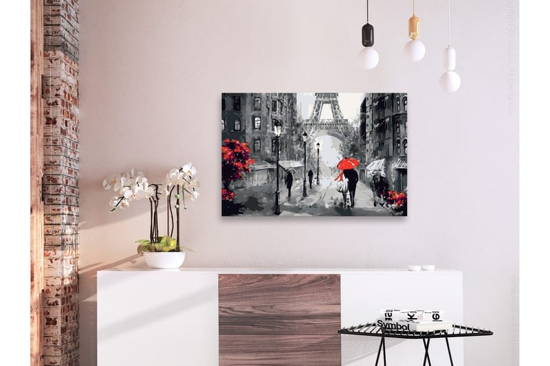 Gör-det-själv Målningar From Paris With Love 60x40 cm - Artgeist sp. z o. o. - Inredning - Tavlor & konst - Måla själv