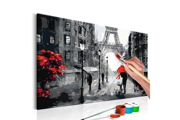 Gör-det-själv Målningar From Paris With Love 60x40 cm - Artgeist sp. z o. o. - Inredning - Tavlor & konst - Måla själv