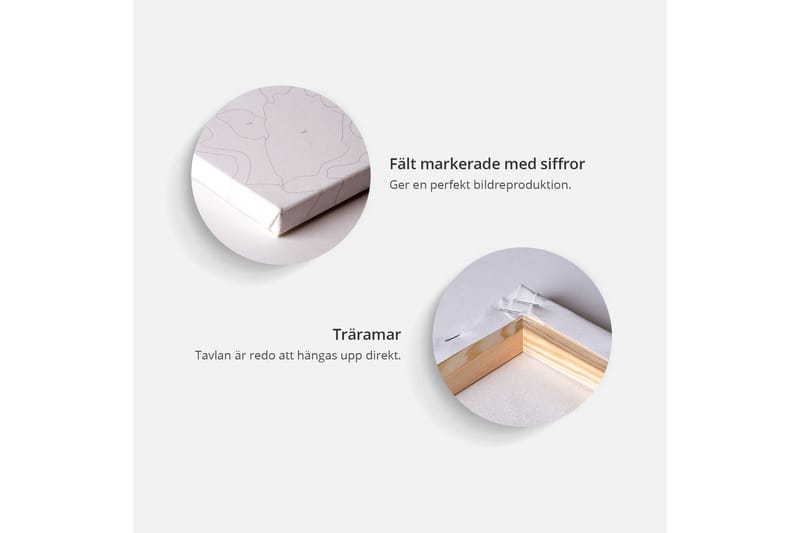 Gör-det-själv Målningar Heart-Shaped Tree 60x40 cm - Artgeist sp. z o. o. - Inredning - Tavlor & konst - Måla själv