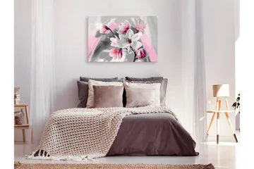 Gör-det-själv Målningar Magnolia Grey Background 60x40 cm - Artgeist sp. z o. o. - Inredning - Tavlor & konst - Måla själv