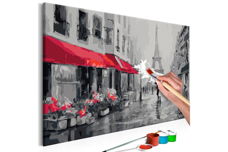 Gör-det-själv Målningar Rainy Paris  60x40 cm - Artgeist sp. z o. o. - Gör det själv tavla
