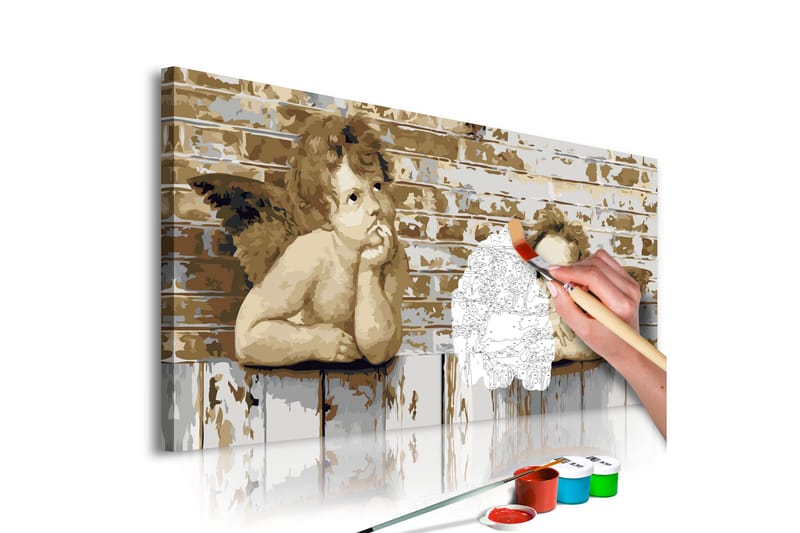 Gör-det-själv Målningar Raphael's Angels 80x40 cm - Artgeist sp. z o. o. - Gör det själv tavla