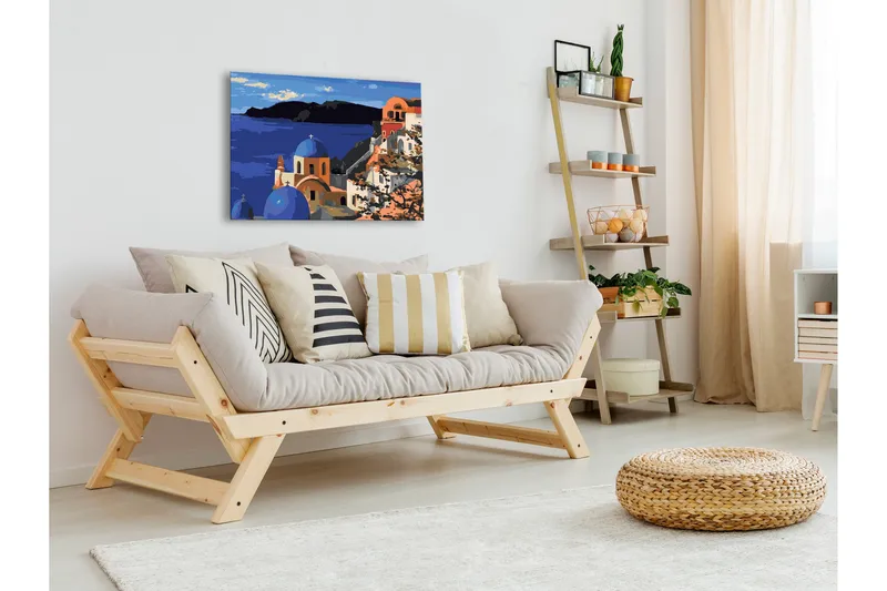 Gör-det-själv Målningar Santorini  60x40 cm - Artgeist sp. z o. o. - Inredning - Tavlor & konst - Måla själv