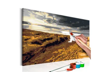 Gör-det-själv Målningar Wild Beach  60x40 cm - Artgeist sp. z o. o. - Inredning - Tavlor & konst - Måla själv