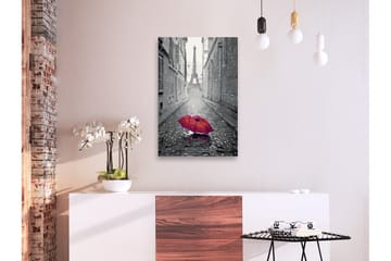 Gör-det-själv Målningar Paris Red Umbrella 40x60 cm - Artgeist sp. z o. o. - Inredning - Tavlor & konst - Måla själv