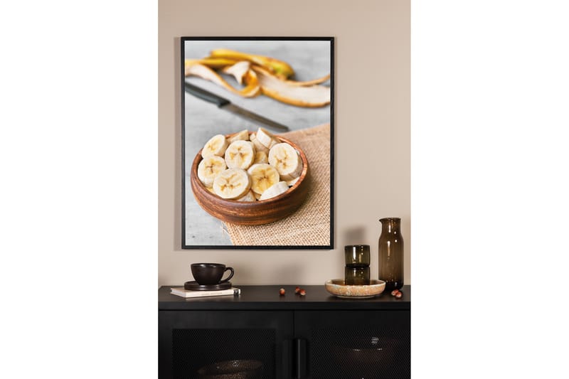 Poster Banana 21x30 cm - Gul - Posters & prints