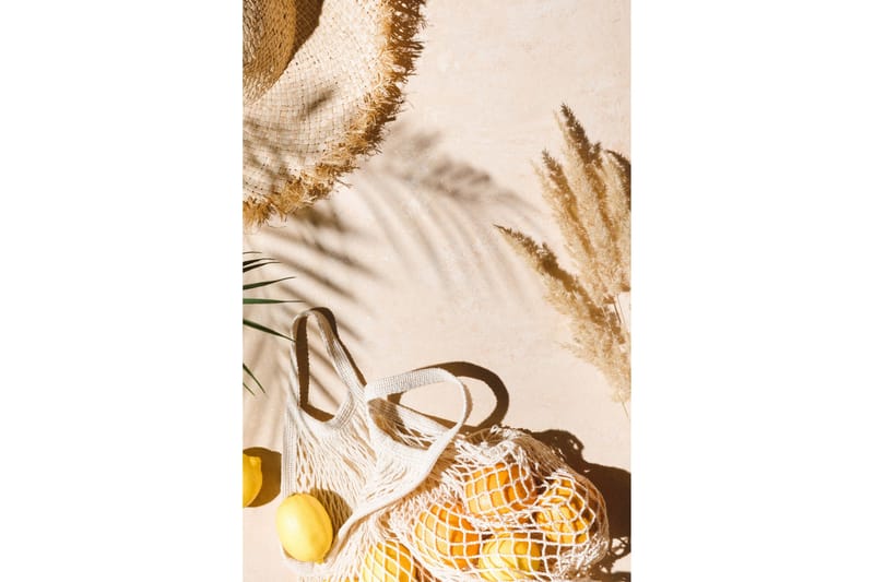 Poster Beach 21x30 cm, Beige