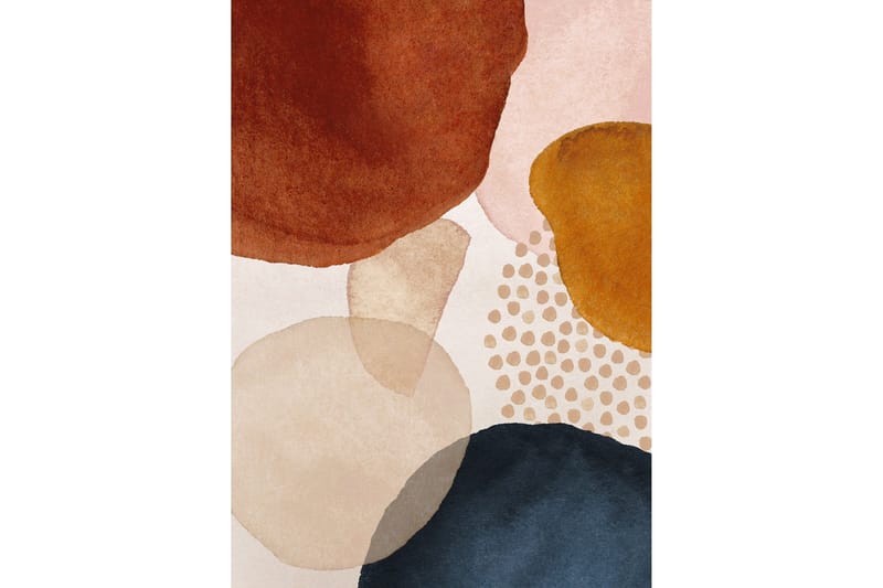 Poster Circles 30x40 cm, Beige