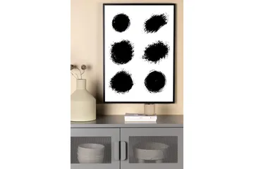 Poster Dots 30x40 cm - Vit - Inredning - Tavlor & konst - Posters & prints