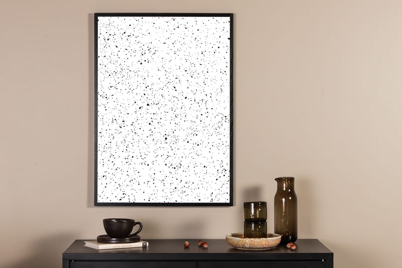 Poster - Dots - 30x40, Vit